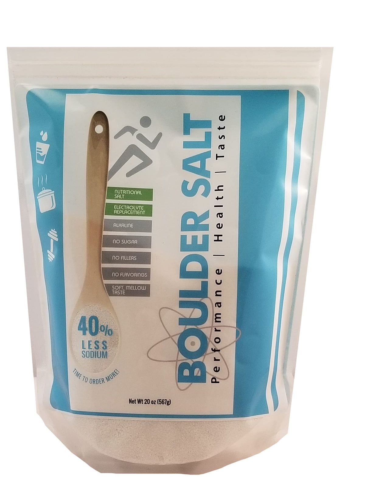 Boulder Salt Low Sodium Electrolyte Salt Substitute - 20oz