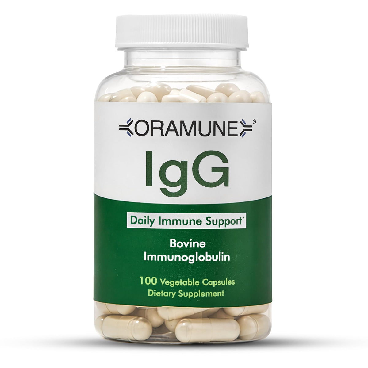 Oramune IgG Colostrum Supplement - 100 Capsules