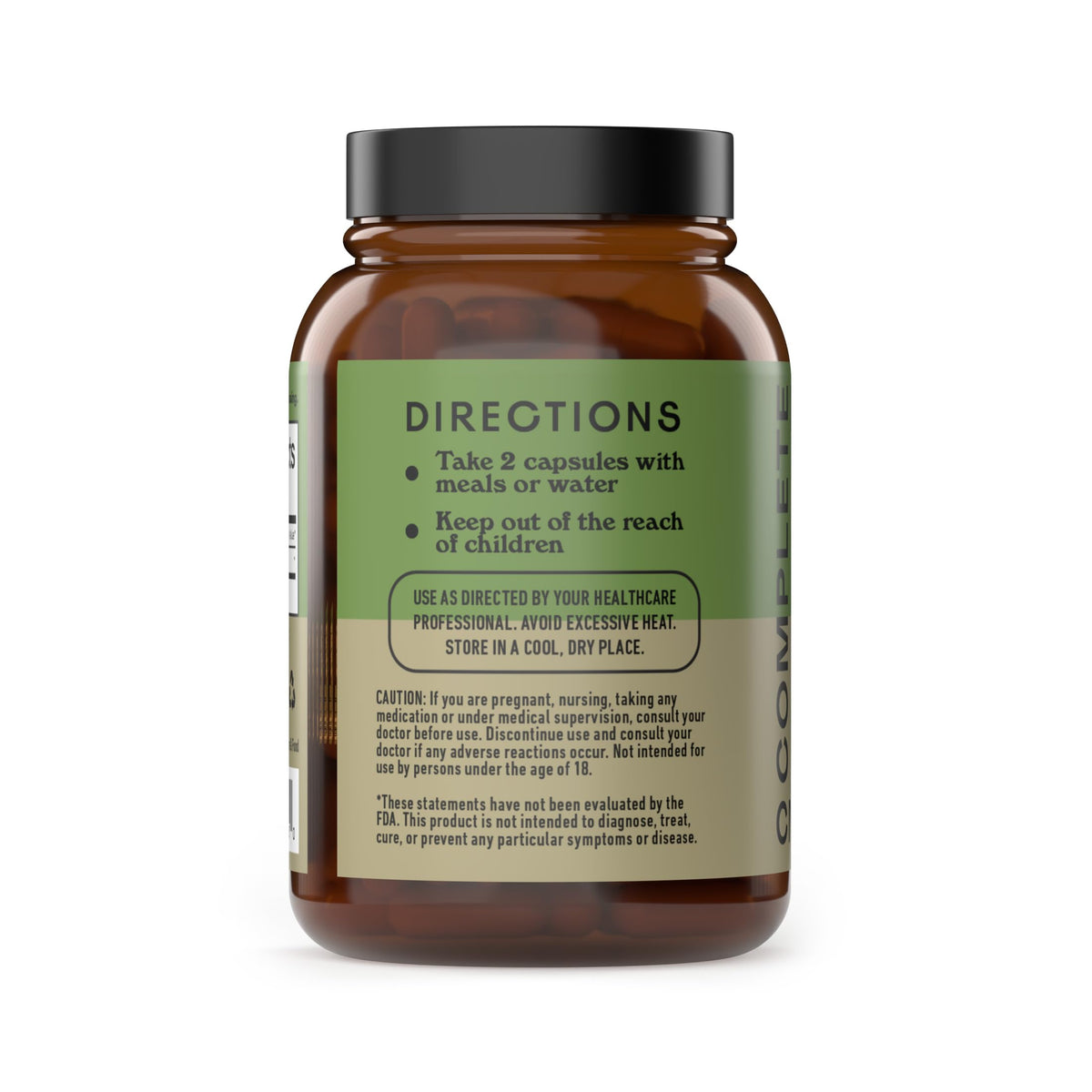 Complete Natural Products Organic Inulin Prebiotic Fiber - 100 Capsules - image 2