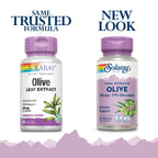 SOLARAY Unflavored Capsules Olive Leaf Immune Support 250Mg Bottle