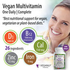 VEGANLY Vitamins Vegan Multivitamin One-Daily - 90 Tablets - image 2