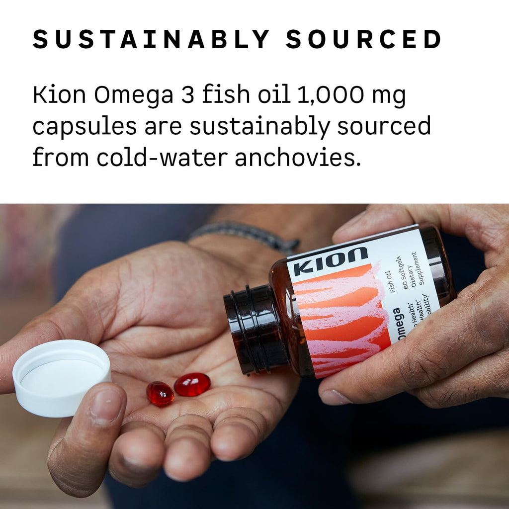 Kion Omega Omega-3 Fish Oil EPA & DHA Mini Softgels - 60 Count - image 5