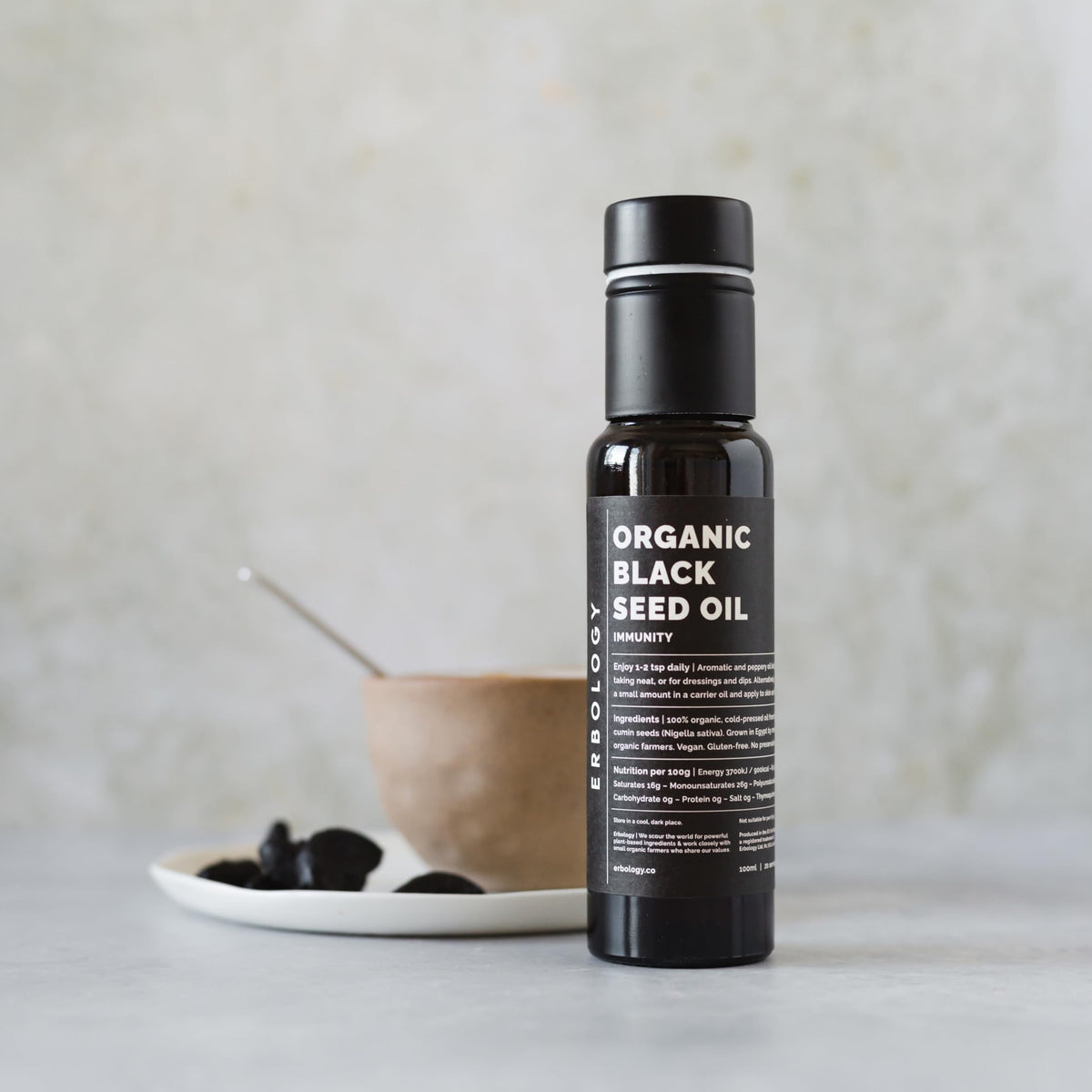 Erbology Organic Black Seed Oil 3.4 fl oz - Nigella Sativa - image 2
