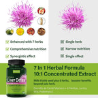 Herbmood Silymarin Milk Thistle Liver Detox Capsules