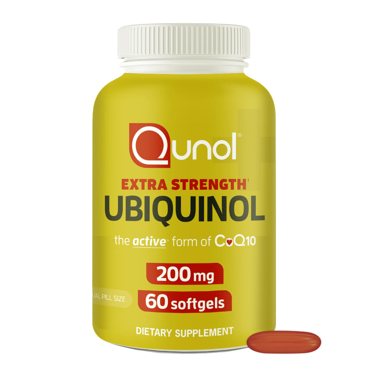 Qunol Ubiquinol Extra Strength, 200 mg