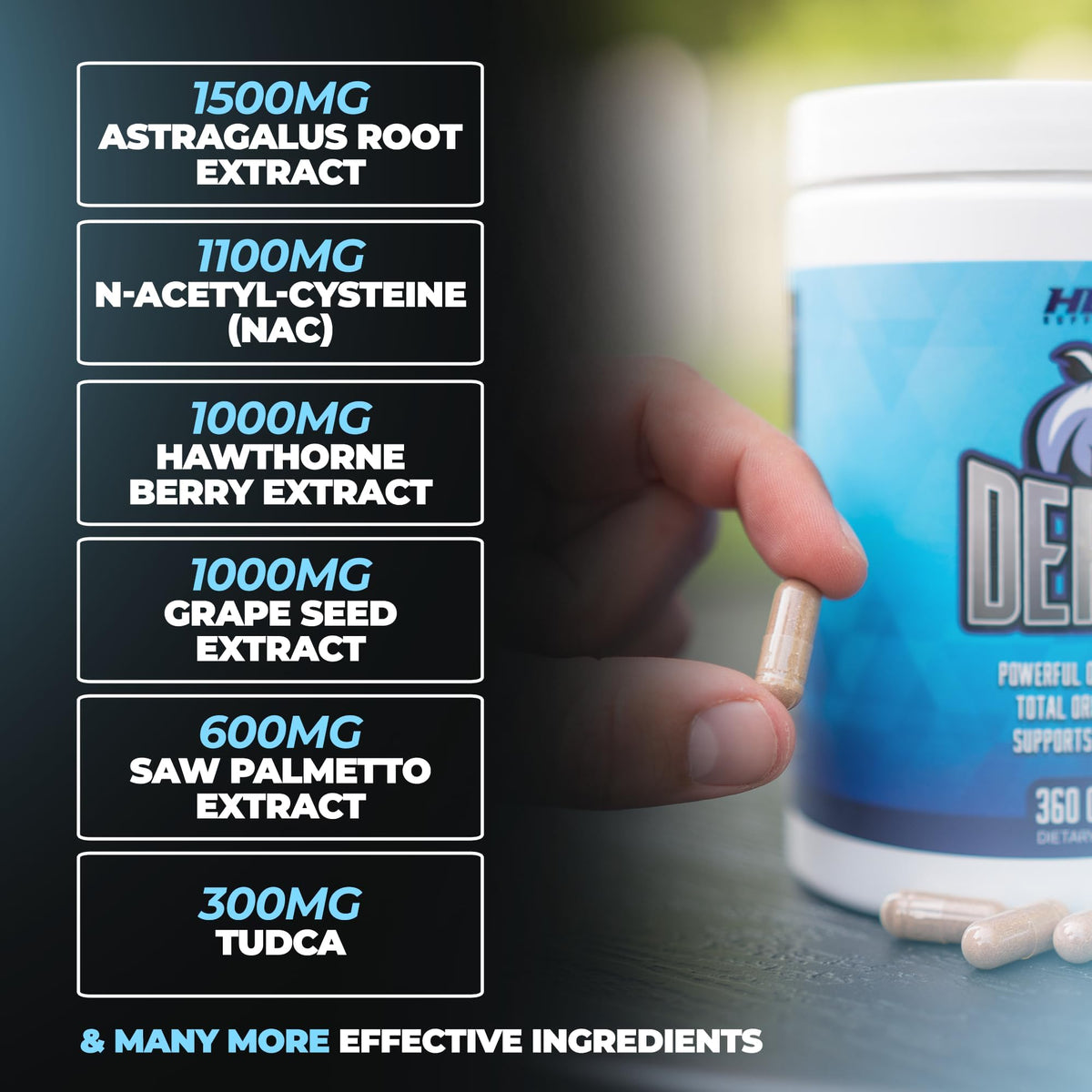 Huge Supplements Defend Cycle Support - 360 Capsules - image 4