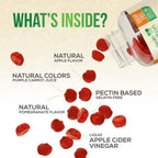 Health Nutrition Naturals Apple Cider Vinegar Gummies Zero Sugar