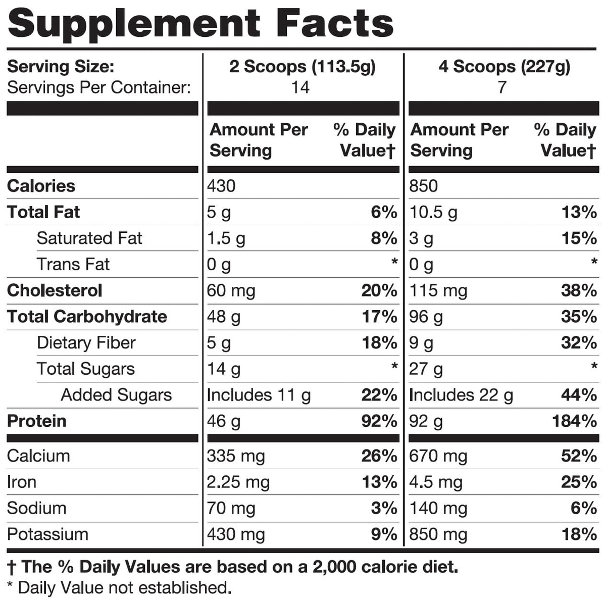 Healthy 'N Fit A. Muscle Chocolate Protein Mass Gainer - 3.5 lb - image 6