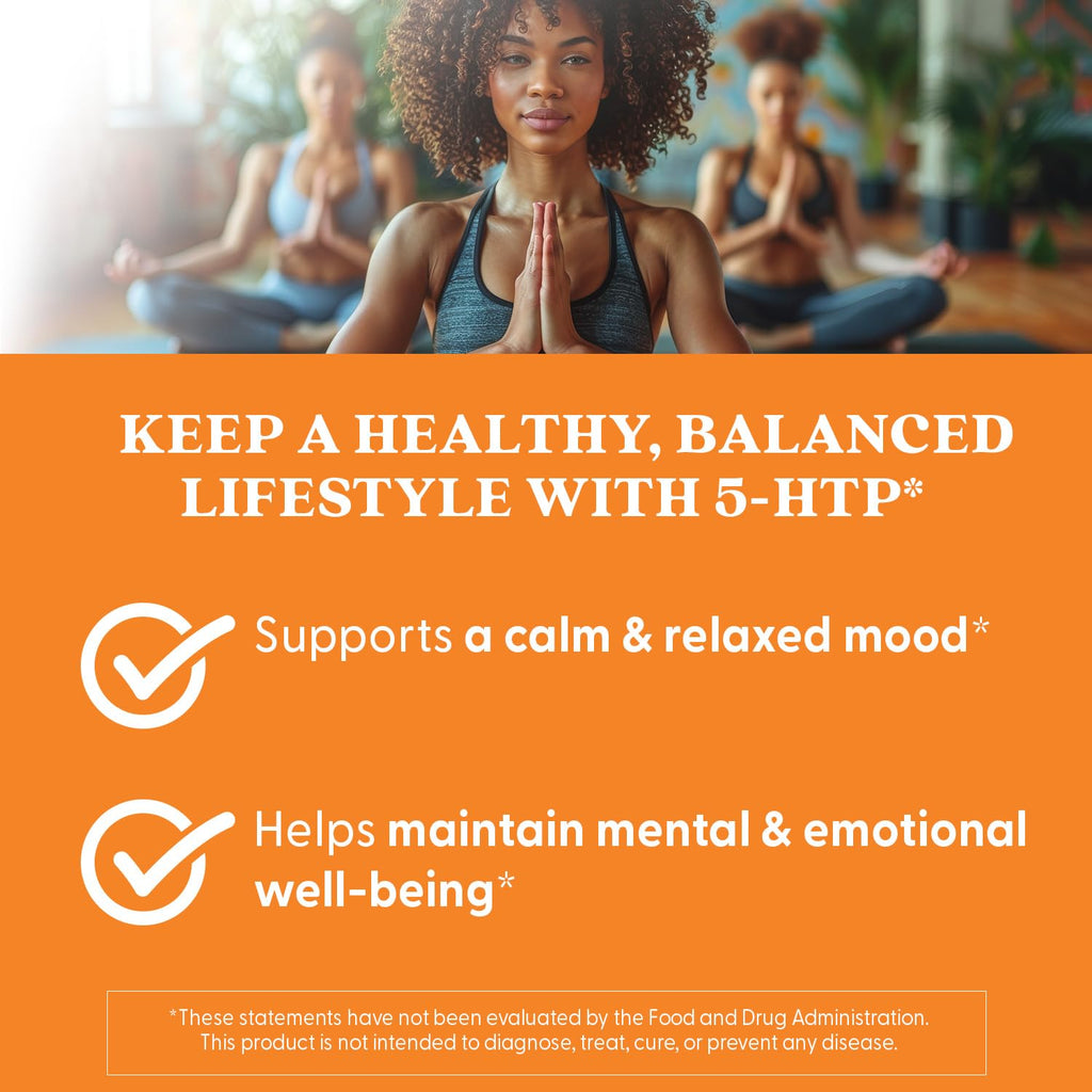 Doctor's Best 5-HTP 100mg Vegetarian Capsules - 180 Count - image 5