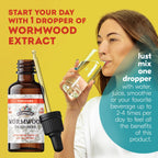 Florida Herbs Wormwood Organic Tincture Digestive Cleanse - 2 Fl Oz - image 2