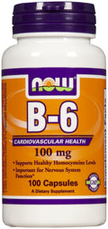 NOW Foods Vitamin B6 100 mg - 100 Tablets