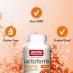 Jarrow Formulas Lactoferrin 250 mg Immune Support - 30 Capsules - image 5