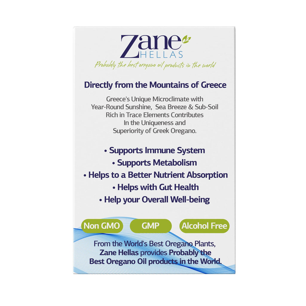 Zane Hellas Oregano Oil Extra Strength - 60 Softgels - image 5