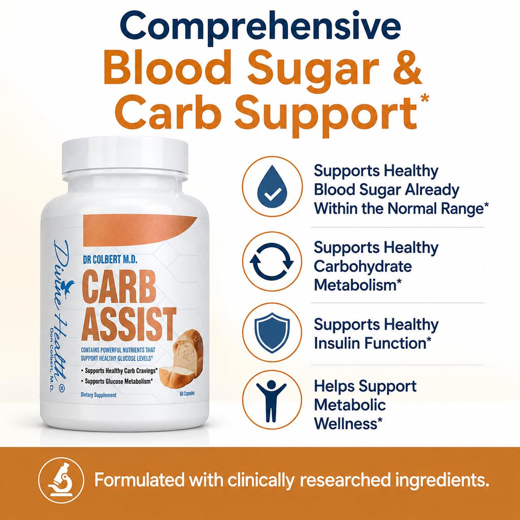 Divine Health Dr. Colbert Carb Assist Supplement - 60 Capsules - image 2