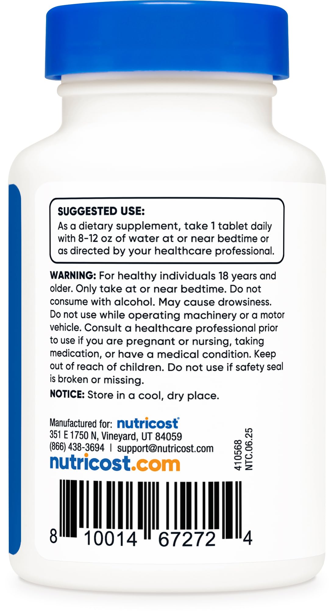 Nutricost Melatonin 5mg Sleep Support - 240 Tablets - image 4