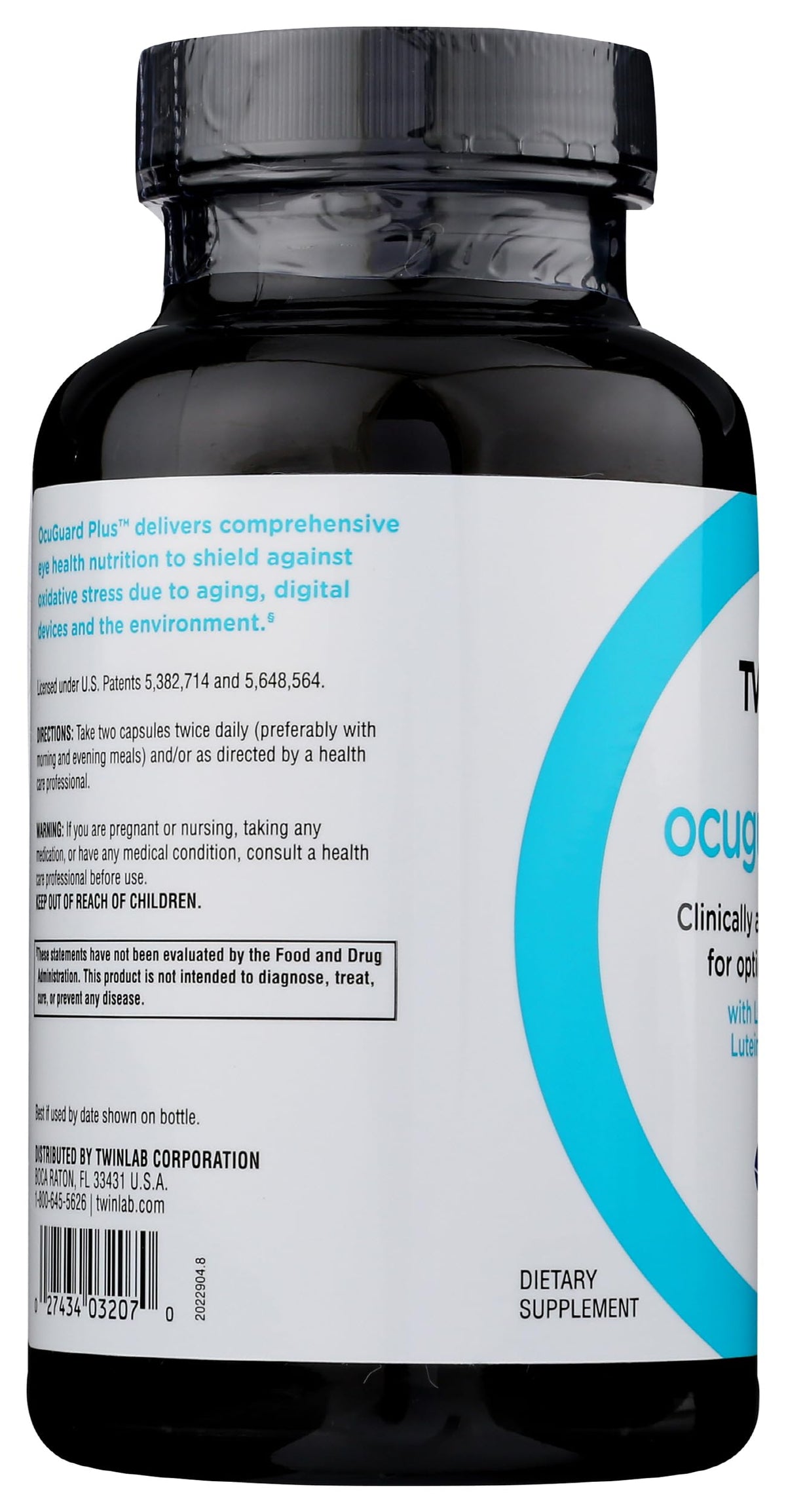 Twinlab Ocuguard Plus, Eye Supplement, 120 Veggie Capsules