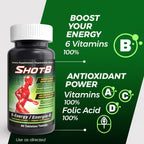 Shot B Multivitamin Complex B-Energy Tablet - 60 Count - image 3