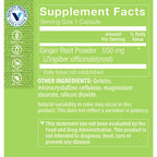 The Vitamin Shoppe Ginger Root 550 MG Whole Herb - 100 Capsules - image 2
