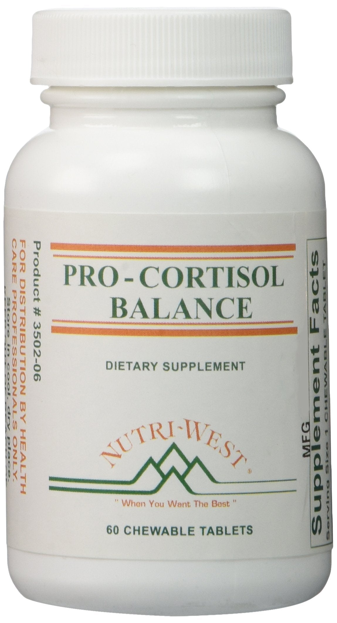 Nutri-West Pro-Cortisol Balance - 60 Tablets