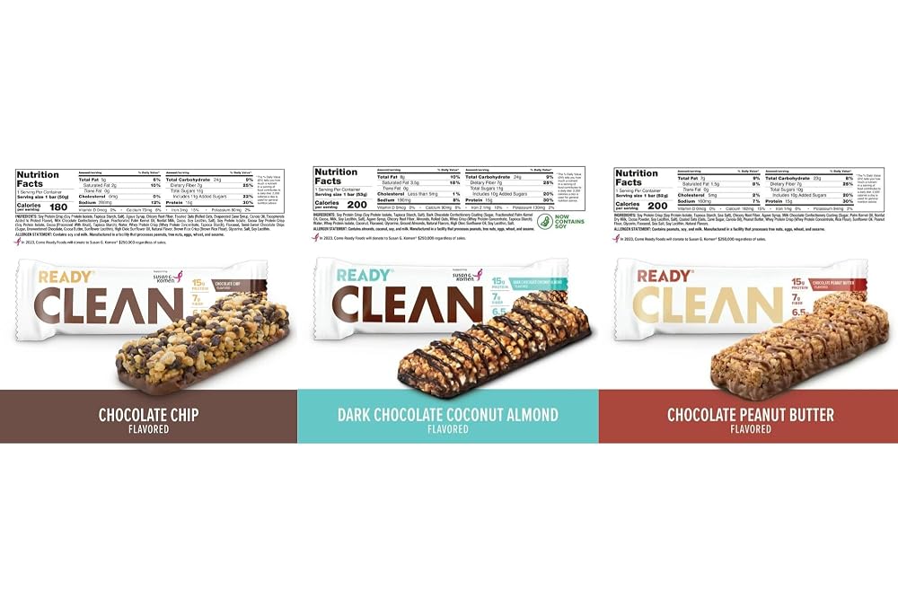 Generic Ready Clean Protein Bars Variety Pack - 15 Bars - image 2