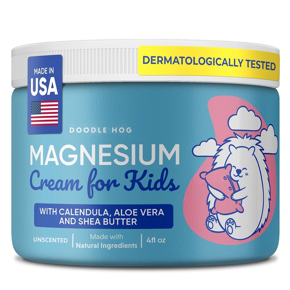 DOODLE HOG Magnesium Cream for Kids and Adults