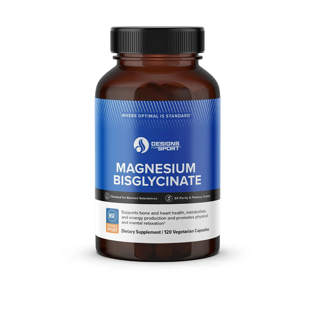 Designs for Sport Magnesium Glycinate - 120 Capsules