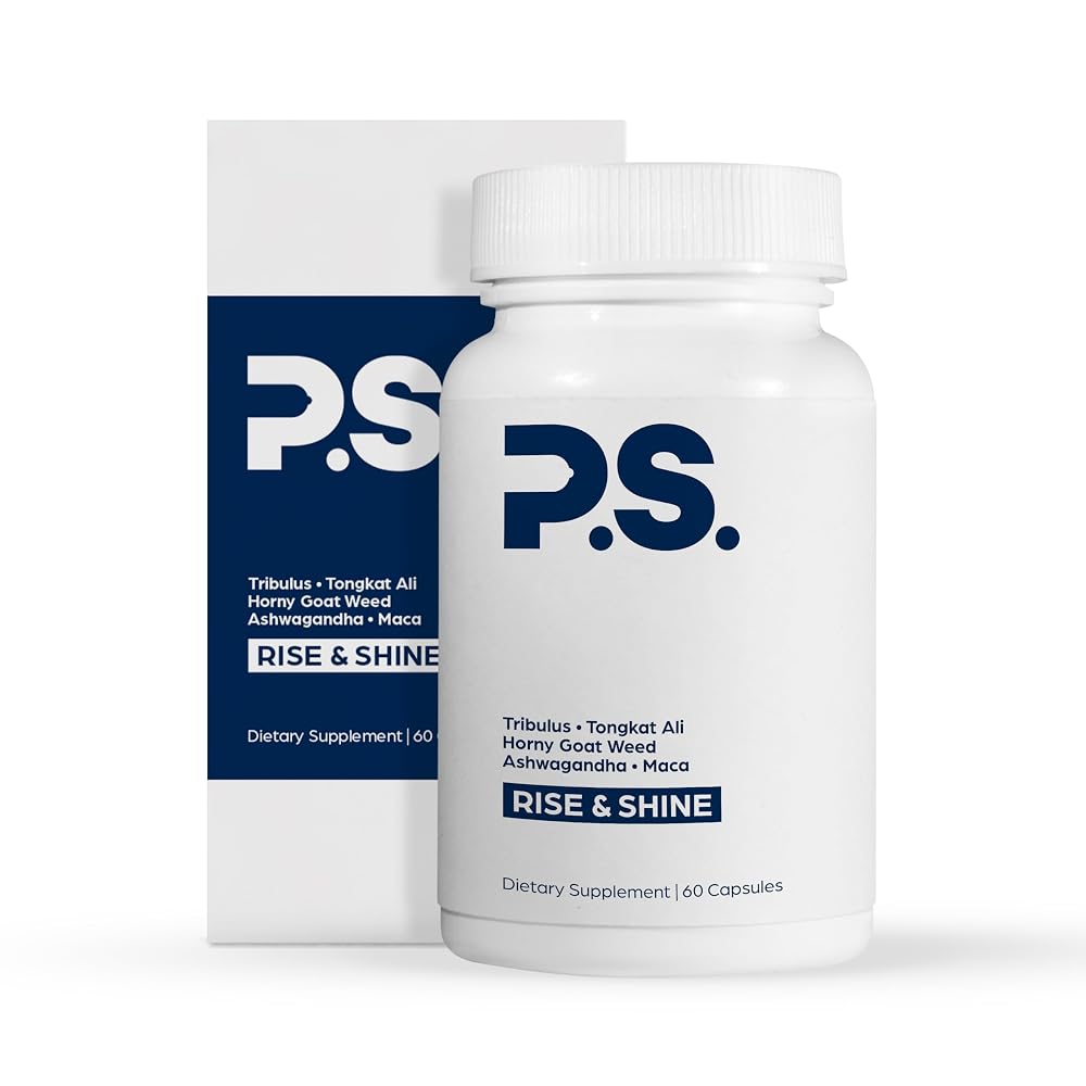 PS Natural Testosterone Booster for Men - Premium D3 and Zinc