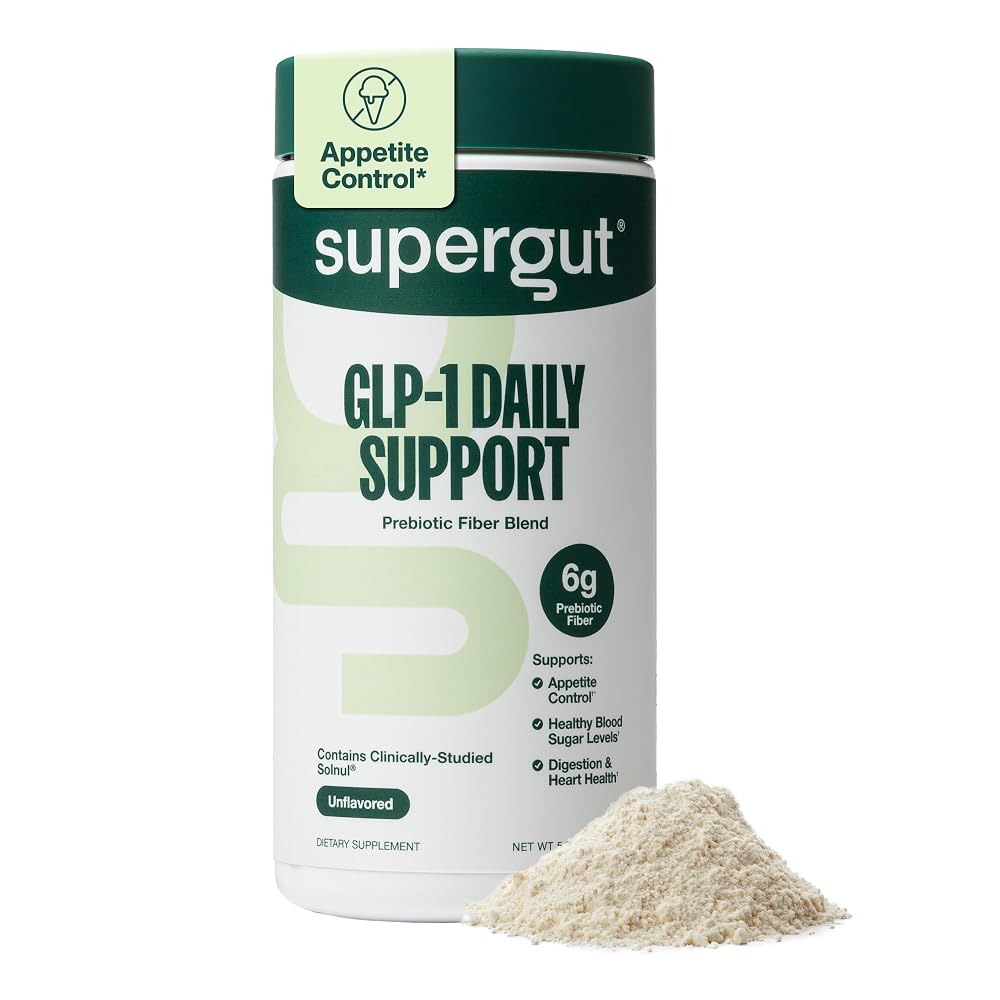 Supergut GLP1 Daily Support - High Fiber GLP-1 Supplement Powder