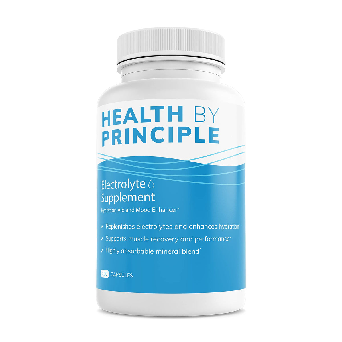 HEALTH BY PRINCIPLE Electrolyte Capsules Sodium & Potassium – 100 Vegan Capsules