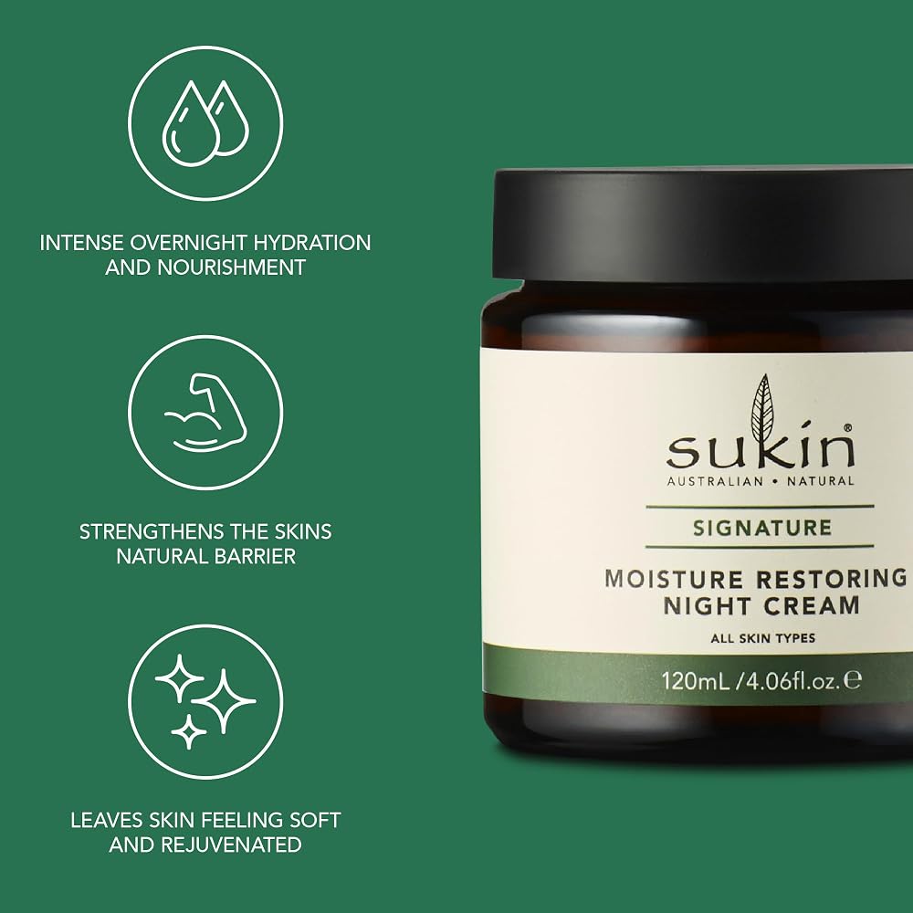 Sukin Organics Moisture Restoring Night Cream - 4.06 Fl. Oz. - image 5