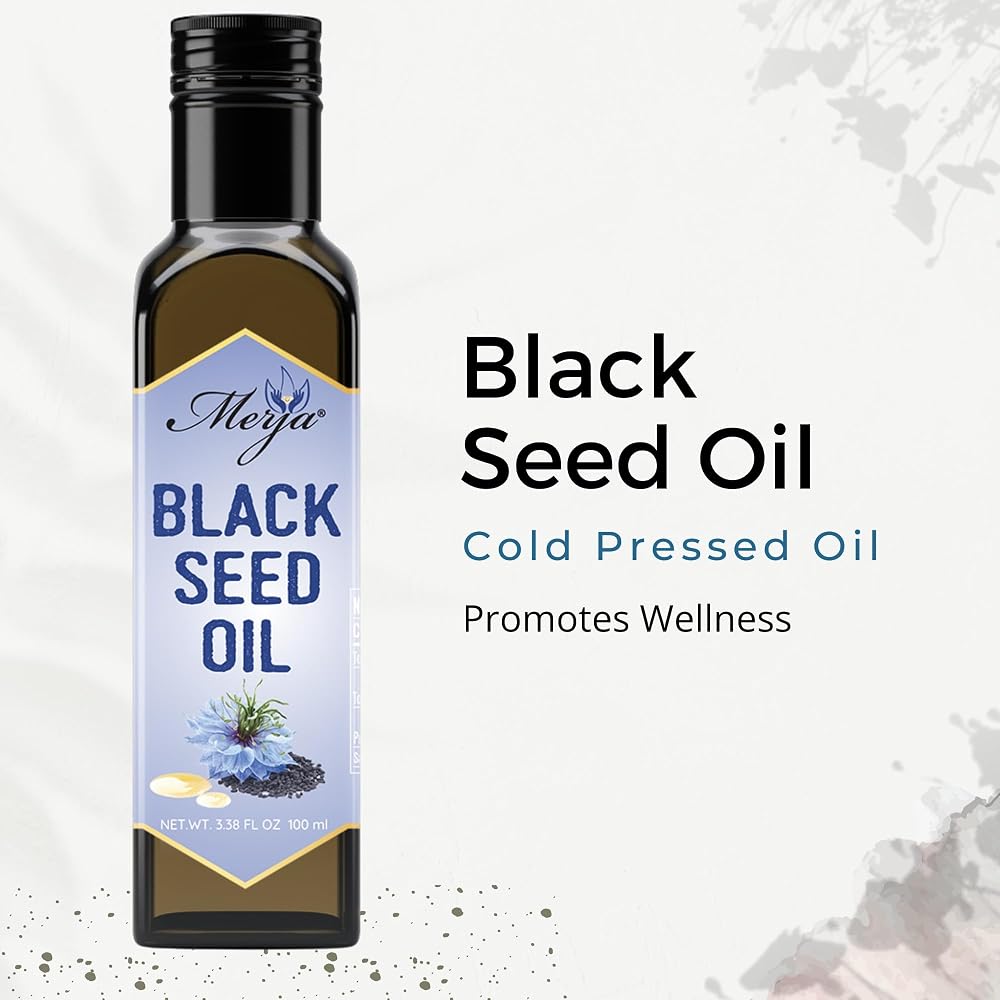 Merja Herbs Black Seed Oil 100% Pure - For Consumption - Cold Pressed - image 3