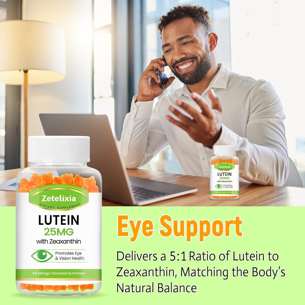 Zetelixia Sugar Free Lutein and Zeaxanthin Gummies