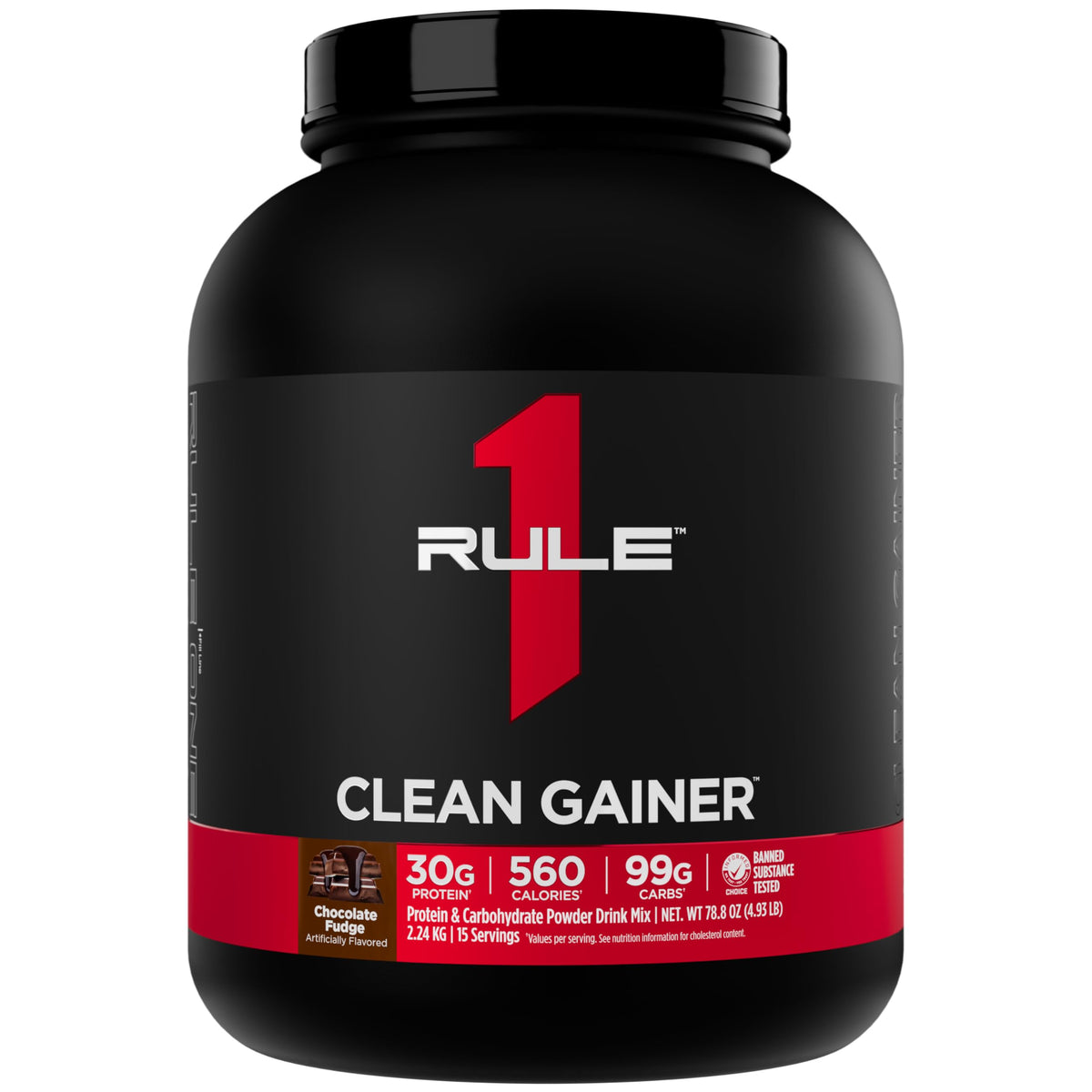 Rule 1 Clean Gainer - High-Protein Lean Gain Formula with 560 Calories