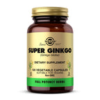 Solgar Super Ginkgo Herbal Extract - 120 Vegetable Capsules