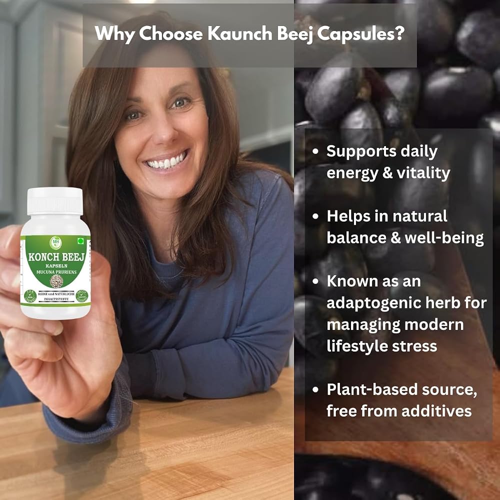 Morsan Kaunch Beej Mucuna pruriens 500 mg - 120 Capsules - image 5