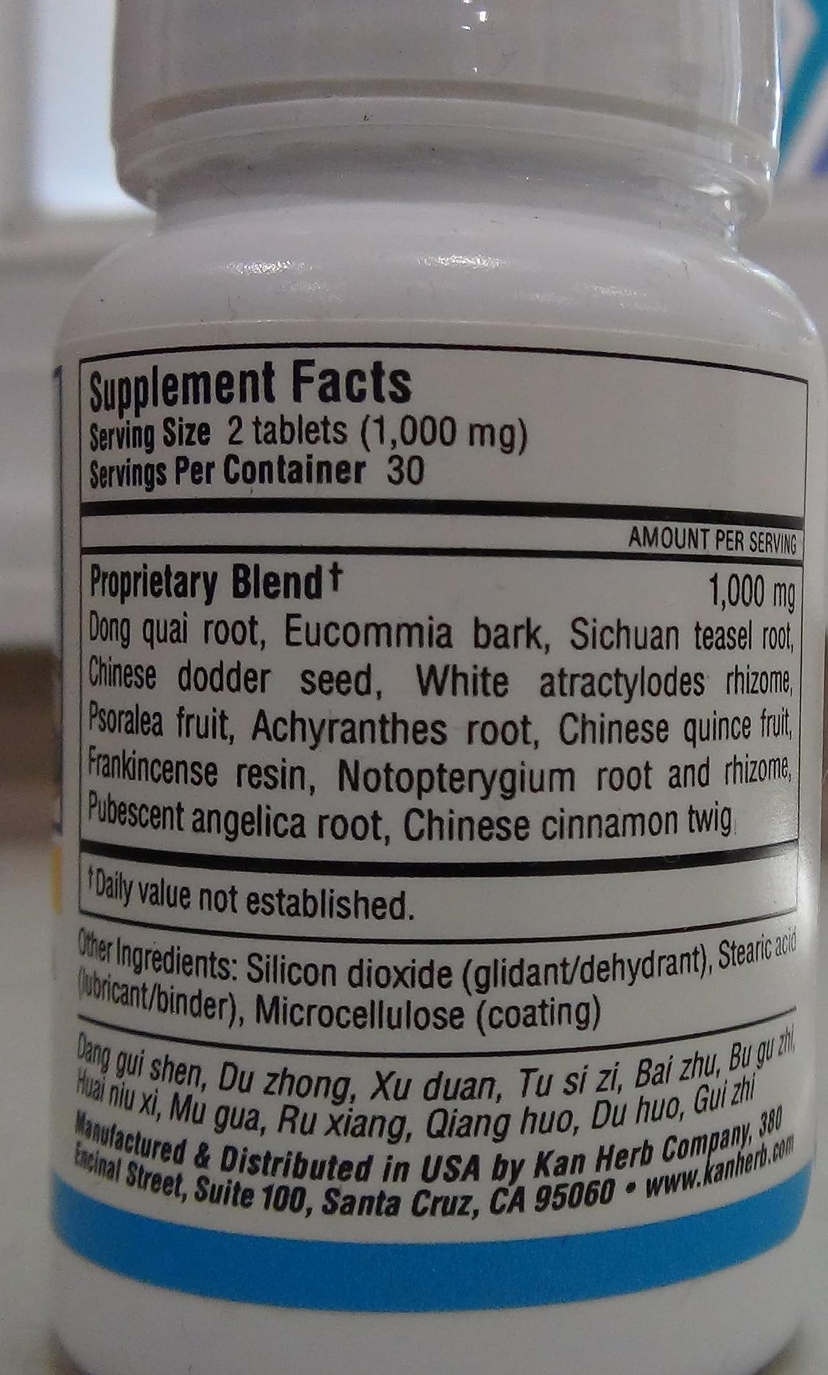 Kan Herbs Angelica and Eucommia Support - 60 Tablets - image 2