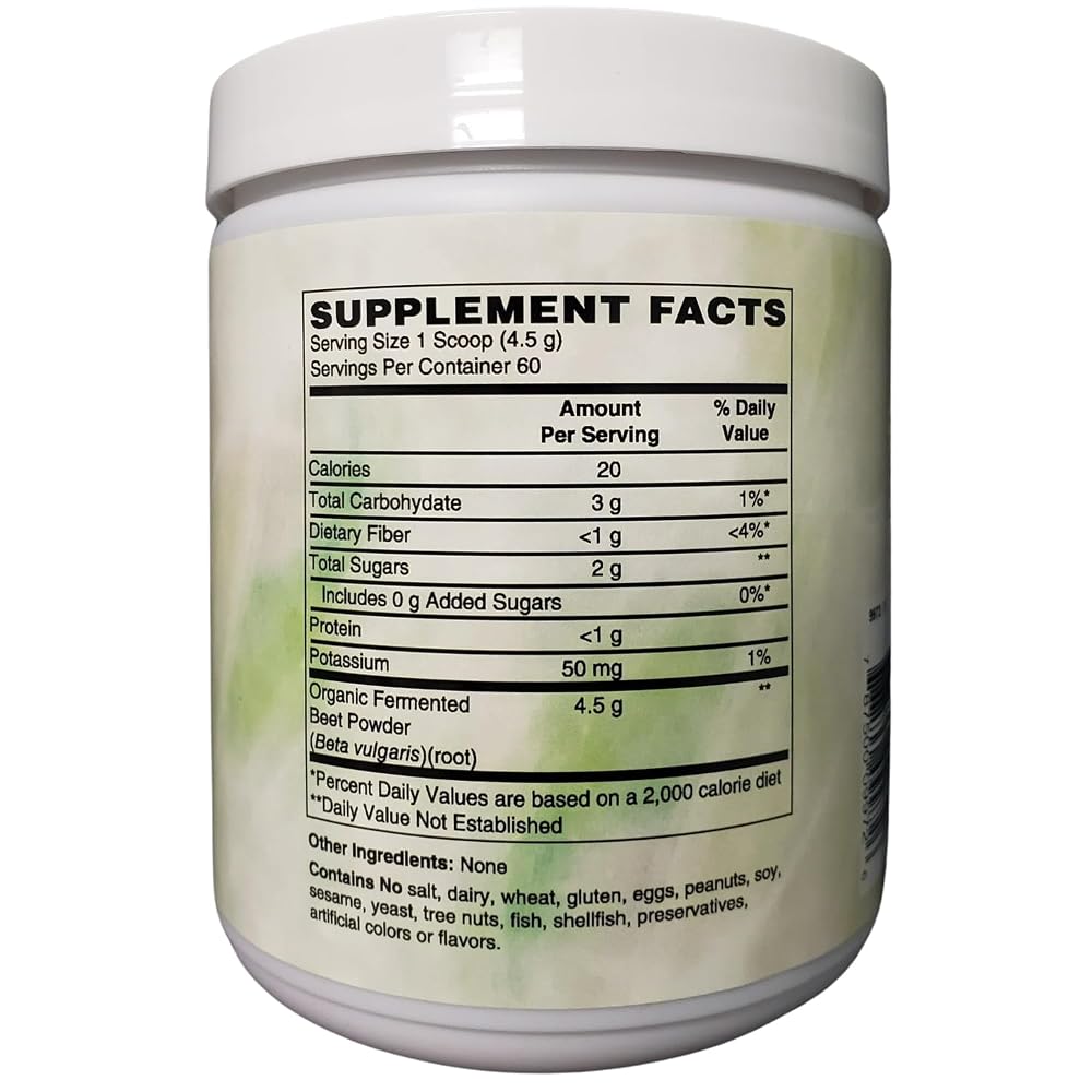 Holly Hill Health Foods Fermented Whole Food Organic Beets Powder - 9.52 oz - image 3