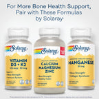 Solaray Manganese Supplement 50 mg Advanced Chelate - 100 Capsules - image 6