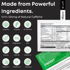 Vit2Go Natural Energy Drink Mix 124mg Caffeine - 10 Sachets - image 6
