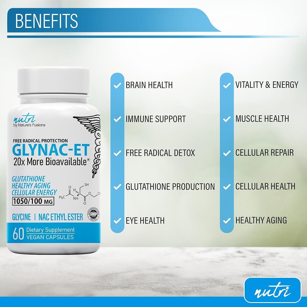 Nature's Fusions GlyNAC-ET N-Acetyl Cysteine Glycine - 60 Capsules - image 3