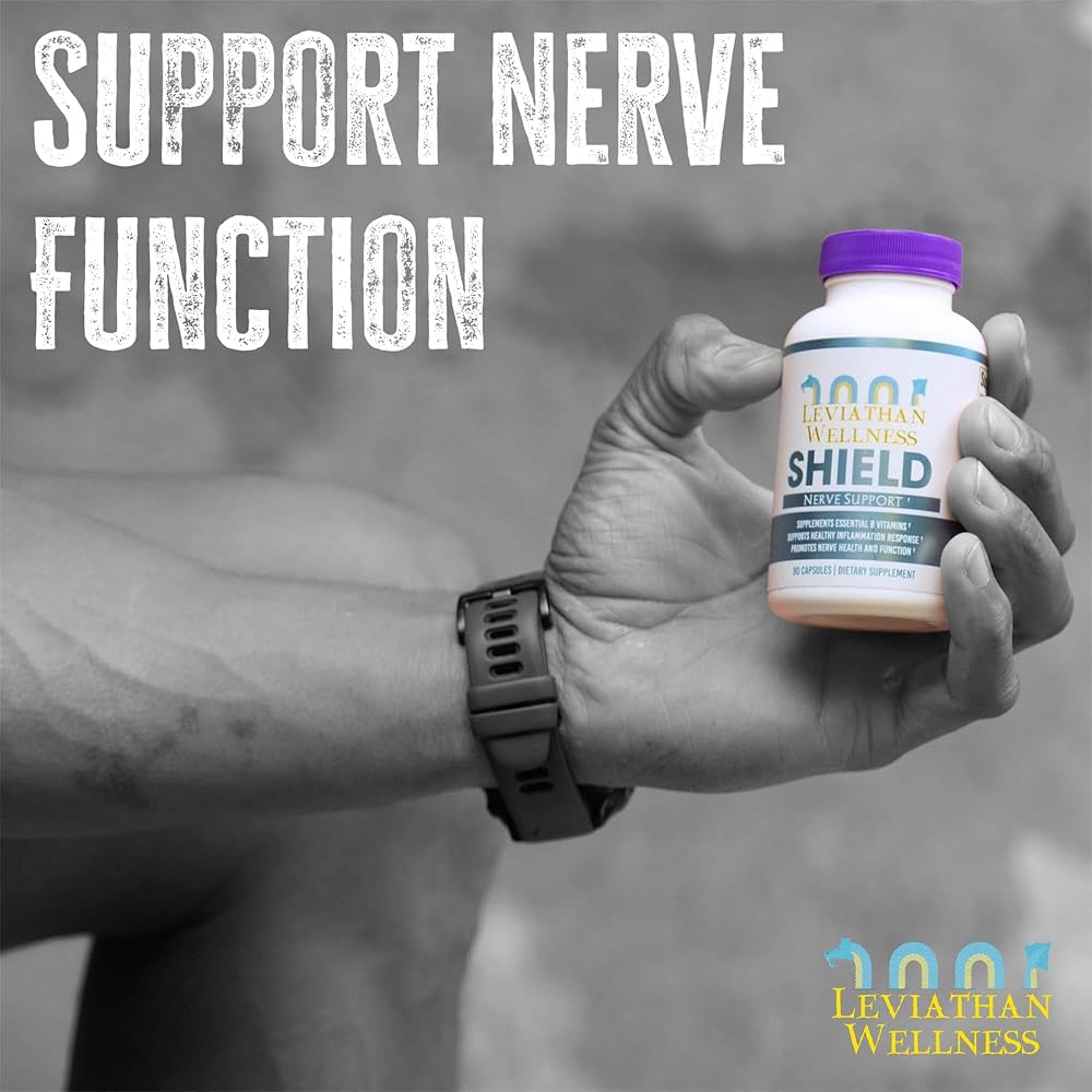 Leviathan Wellness Shield Nerve Health Support - 90 Capsules - image 2
