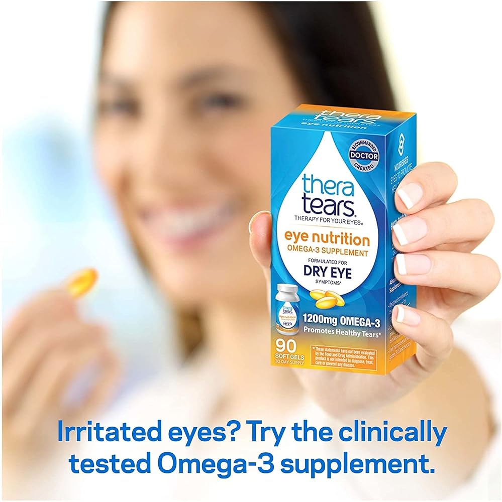 TheraTears Nutrition Omega-3 Eye Health Supplement - 180 Capsules - image 5