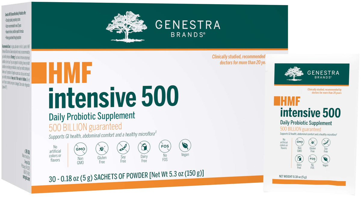 Genestra Brands HMF Intensive 500 Probiotic Powder - 30 Sachets