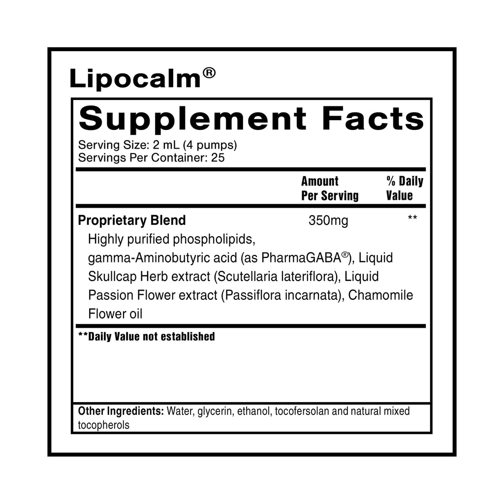 Quicksilver Scientific LipoCalm Chamomile Sleep Supplement - 50ml - image 2