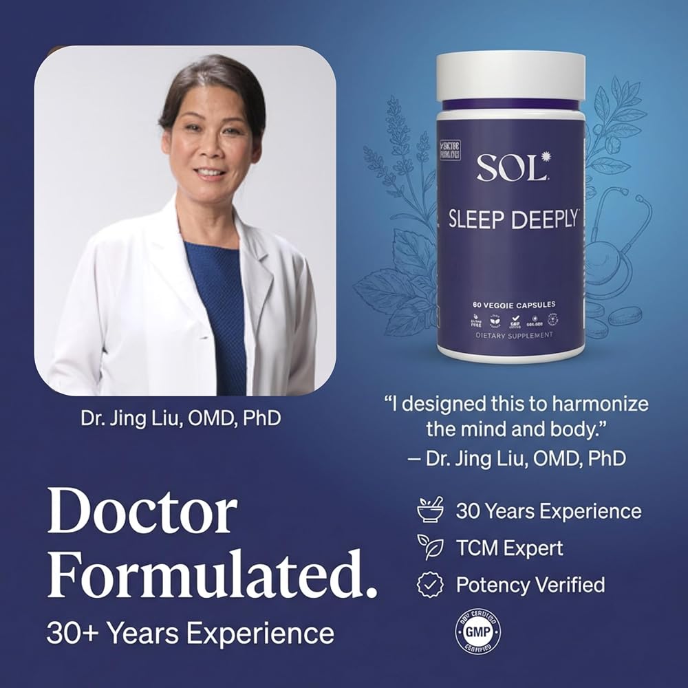 Sol Nutrition Sleep Aid Herbal Capsules - 60 Capsules - image 4
