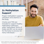 Designs for Health Methylated Vitamin B Complex - 120 Capsules - image 4