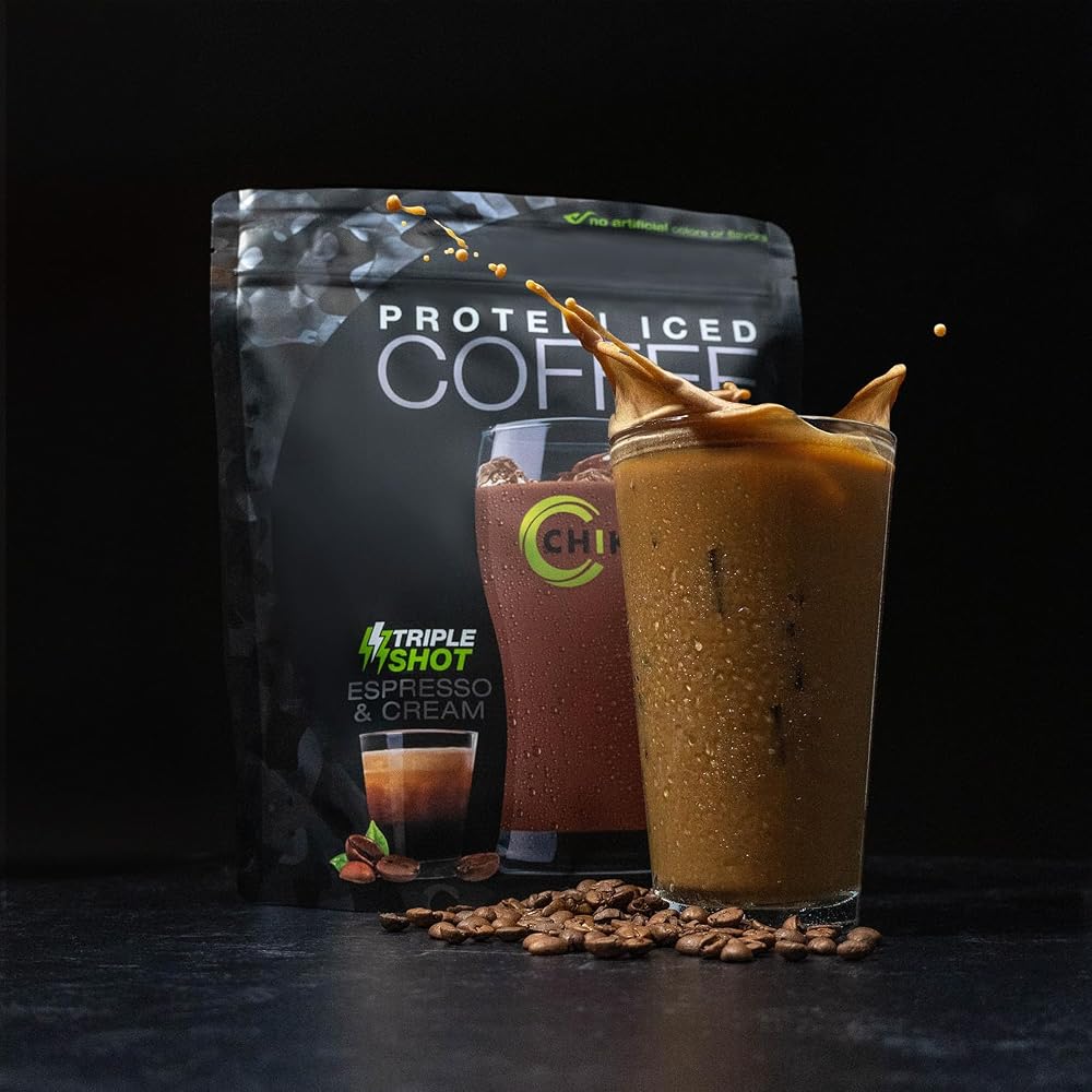 CHIKE Triple Shot Espresso & Cream Protein Coffee - 14 Servings - image 5