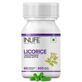INLIFE Licorice Root Extract Standardized 500 mg - 60 Vegetarian Capsules