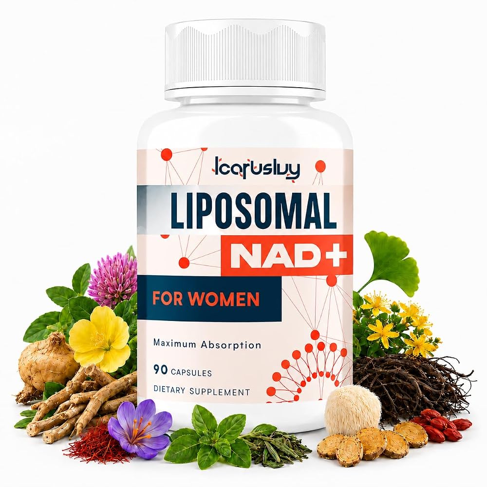 IcarusIvy NAD for Women, NMN Alternative, Female Liposomal NAD+