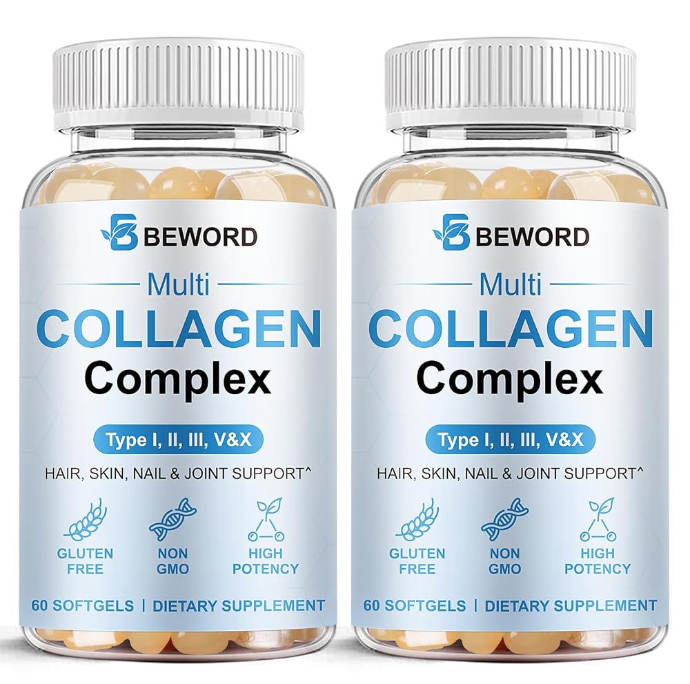 BEWORD Multi Collagen Softgels for Women & Men
